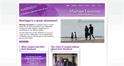 Desktop Screenshot of marriageencounter.org.uk